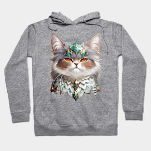 Devine Thought cat Hoodie